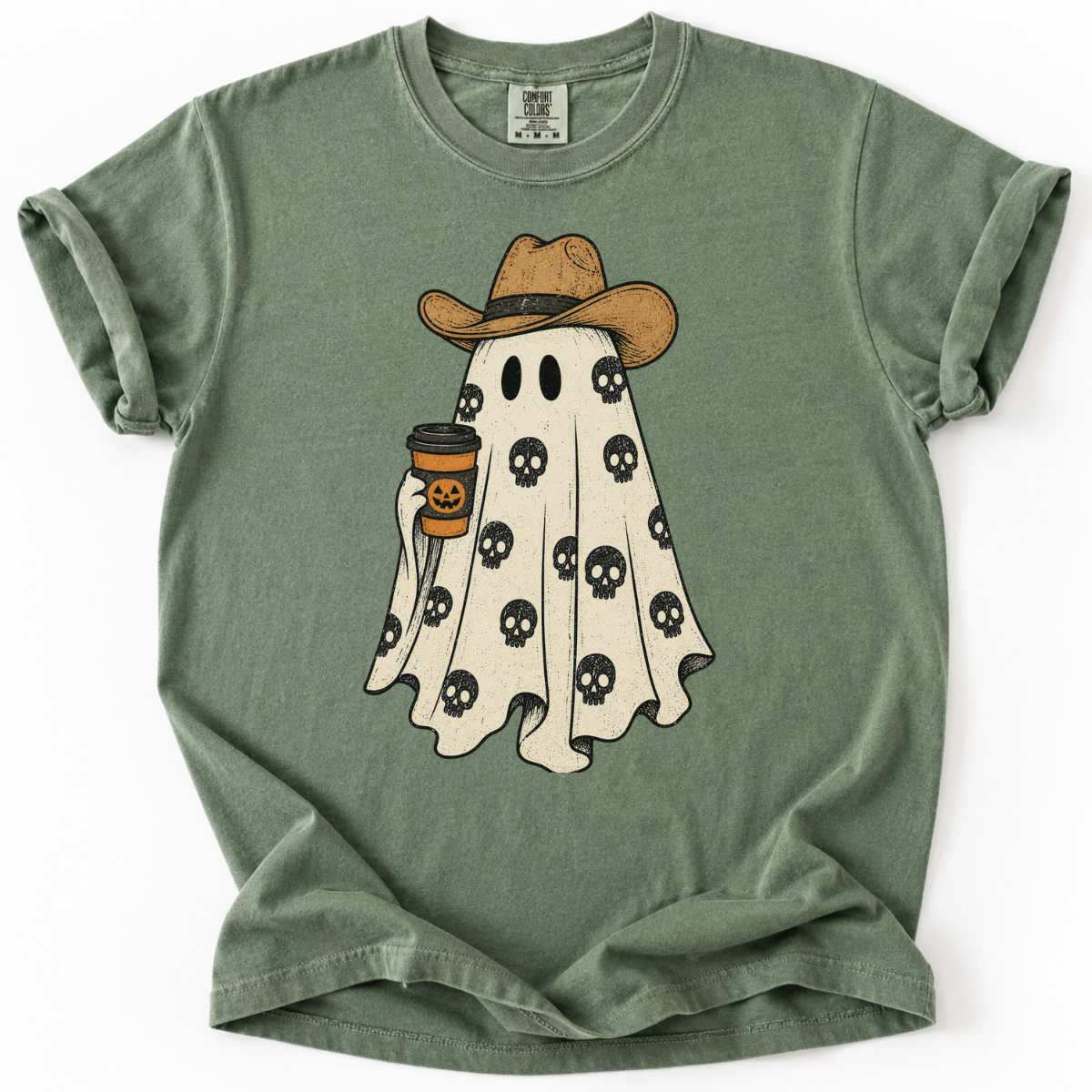 Ghost Coffee Graphic T-Shirt